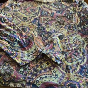 Talbots paisley Lycra T-shirt.